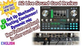 Live Sound Card A2 - All buttons Detailed Review, Testing & Set Up (English)