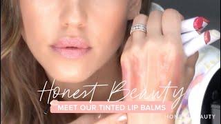 Swatches with Jessica Alba: Tinted Lip Balm | Honest Beauty®