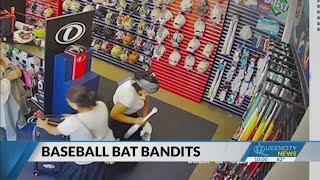 Group of thieves hide baseball bats in skirts in mass heist