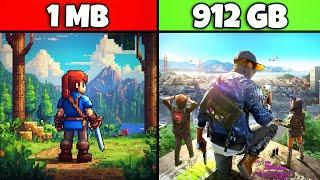 1 MB VS 912 GB GAME ON PLAYSTORE !