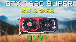 20 Games Tested  In 2021 - Colorful GTX 1650 Super 4gb + i5 10400f - Gameplay Benchmark 1080P High