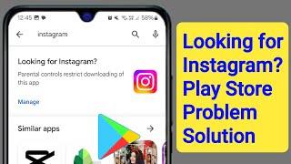 Fix Looking For Instagram Problem | Looking for Instagram Play Store Problem Solve