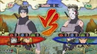 Ultimate Ninja Storm 3 | DLC Battle | Itachi (Anbu) Vs. Yamato (Anbu)