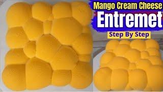 Mango cream cheese Entremet | entremet cake recipe | Entremet | mango mousse cake