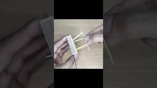 How To  Make A Helicopter Matchbox | #shorts