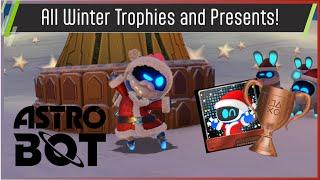 ASTRO Bot - Winter Wonder Update! How to Get All 15 Presents & Trophies! (PS5) Game of the Year