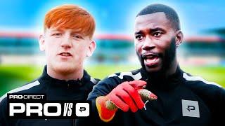  GOALKEEPER CHALLENGES WITH HARRY PINERO & ANGRY GINGE 🫣 | Pro:Direct vs Pro:Direct