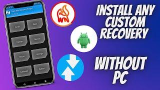  How To Install Custom Recovery In Any Android Device !! Twrp Recovery, orange fox Recovery 