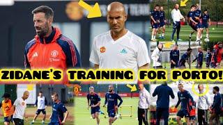 ZIDANE’S TRAINING MASTERCLASS: CAN HE GUIDE MAN UTD TO VICTORY AGAINST PORTO?