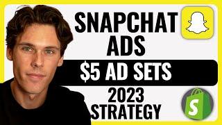 Best Low Budget Snapchat Ad Strategy | Shopify Dropshipping 2023 | [Step By Step]