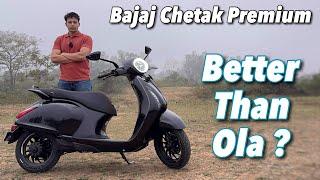 2024 Bajaj Chetak Premium EV Scooter Review - Better Range, More Features !!!