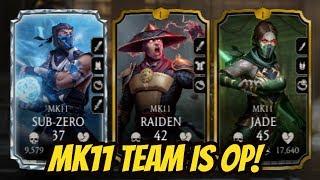 The Strongest MK11 Team in Mortal Kombat Mobile (fatal blows)