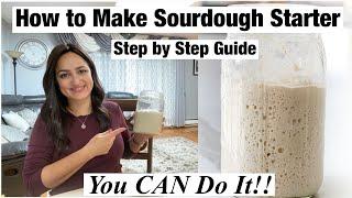 How to Make Sourdough Starter Recipe Step By Step Guide