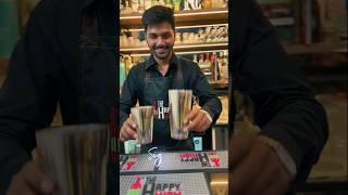 Bar Pro under training Sarthak Kolapkar showcases his cocktail