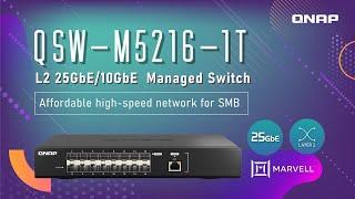 QNAP's Latest 16 Port 25GbE Managed Switch - QSW-M5216-T