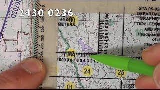 How to Plot 8 Digit Grid Coordinates