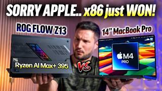 Ryzen AI Max+ 395 is INSANE - ROG Flow Z13 vs M4 Pro MBP