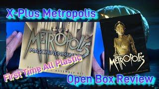 X-Plus Metropolis Maria Scale Model Kit Open Box Review in Monster Mania 4K