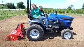 Farmtrac electric tractor demo at Hartley Farm June 2022