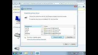 How To Add Install Setup Printer in Windows 7