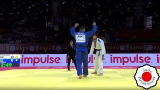 Judo Mens U100 - Aleksandar Kukolj vs. Zelym Kotsoiev - Baku 2022