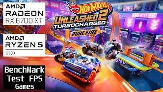 Hot Wheels Unleashed 2 - Turbocharged l AMD Rx 6700 xt & Ryzen 5 5500 l 1440p ULTRA #benchmark