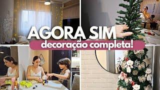 Agora sim a decoração está completa! Montei a árvore de Natal | Muitos recebidos !