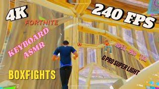 4K ULTRA HD 240 FPS KEYBOARD ASMR FORTNITE BOXFIGHTS