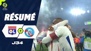 OLYMPIQUE LYONNAIS - RC STRASBOURG ALSACE (2 - 1) - Résumé - (OL - RCSA) / 2023-2024