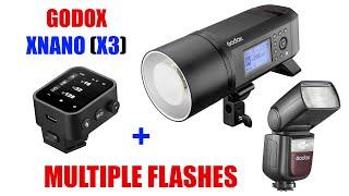 Godox xNano (X3) Wireless Flash Trigger with Multiple Flashes [ How to Connect/Link Tutorial ]