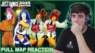 EVA LORE!!!! | Just Dance 2025 Full Map Reactions #7 | Sweet Melody, You Love Who You Love, & More!