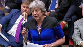 Theresa May gives blistering speech on UK's Afghanistan withdrawal