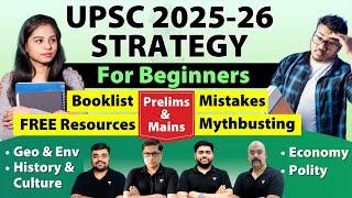 UPSC 2025 & 2026: Comprehensive Strategy for Beginners |Tips by Mrunal, Sudarshan, Sidharth & Pratik