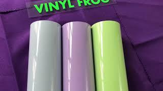 VINYL FROG PU Heat Transfer Vinyl // New Macaron colors