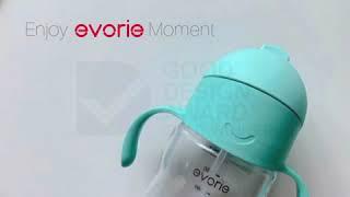 Evorie Tritan™ Gravity Straw Sippy Cup Water Bottle Won the Good Design Award GOLD ACCOLADE!