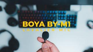 BOYA BY-M1 LAVALIER MICROPHONE (In-Depth Test & Review)