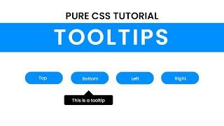 Tooltips With CSS