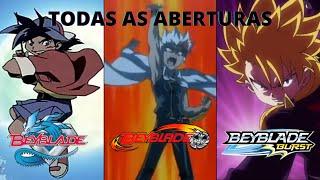 TODAS AS ABERTURAS DE BEYBLADE! (PT-BR)