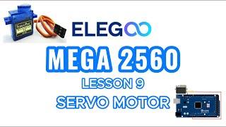 Arduino Elegoo MEGA 2560 lesson 9 Servo Motor