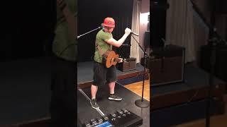 Shape of you live  loop  pedal rehearsal