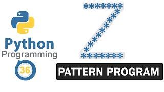 Python Pattern Programs | Printing Stars '*' in Z Shape