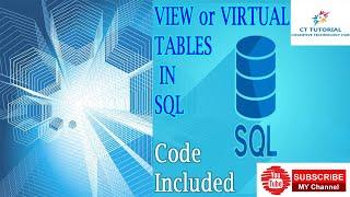 SQL VIEWS + Complex Queries, Cross Joins, Unions, and more! |¦| SQL Tutorial|SQL Virtual tables