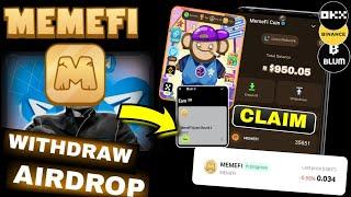 Memefi Coin Airdrop Withdrawal || Memefi Mining Listing || Memefi Coin Price || Memefi Claim Update