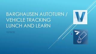 Autoturn / Vehicle Tracking Lunch and Learn