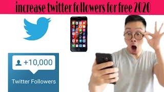 Get free twitter followers for free without any app | increase followers new trick 2020