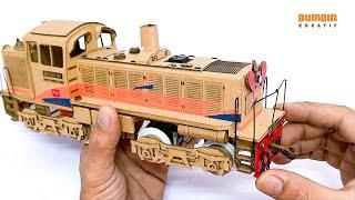 How to Model a KRUPP-M700BB Locomotive with Cardboard | German Locomotive