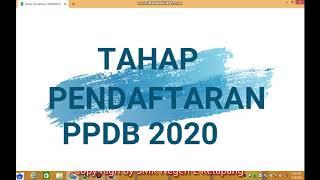 PROSES PRA PENDAFTARAN DAN PENDAFTARAN PPDB ONLINE KALBAR