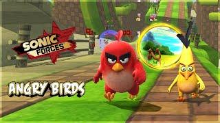 Sonic Forces x Angry Birds | Red & Chuck Showcase | 4K Gameplay