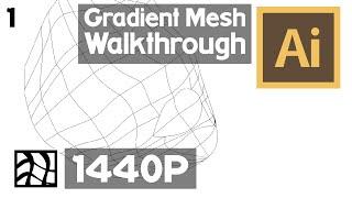 Gradient Mesh Advanced Tutorial - Learn Realistic Drawing (Adobe Illustrator) - Face (Episode 1)