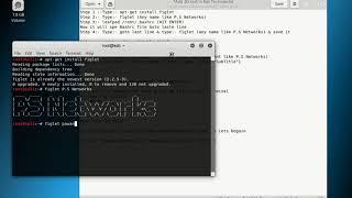 How To add 3D text in kali terminal using Figlet || P.S Networks ||